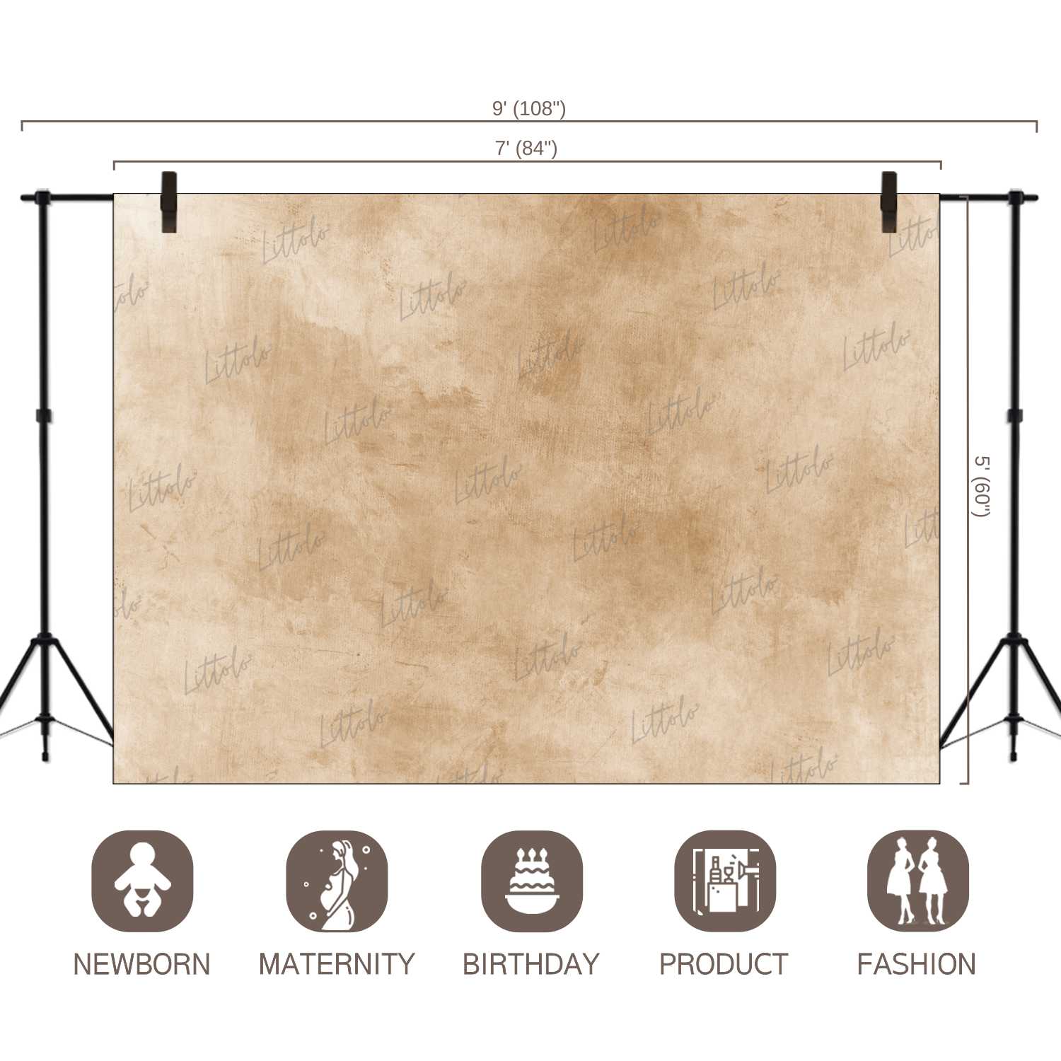 LB1041 Texture Theme Backdrop