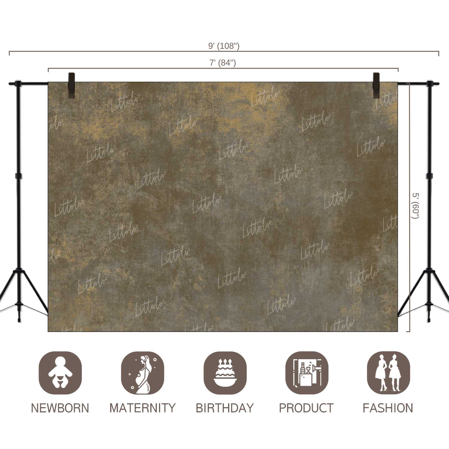 LB1045 Texture Theme Backdrop