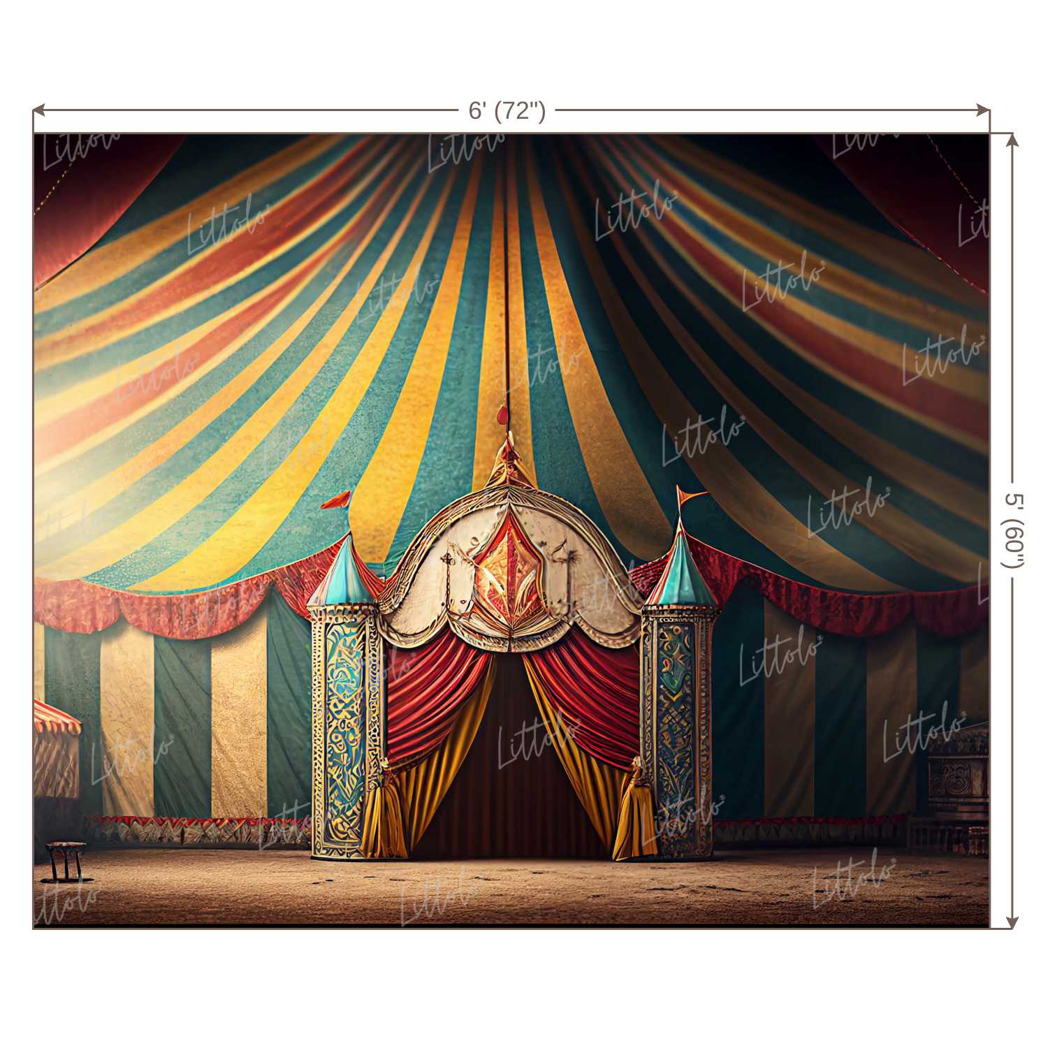 LB1049 Circus Backdrop