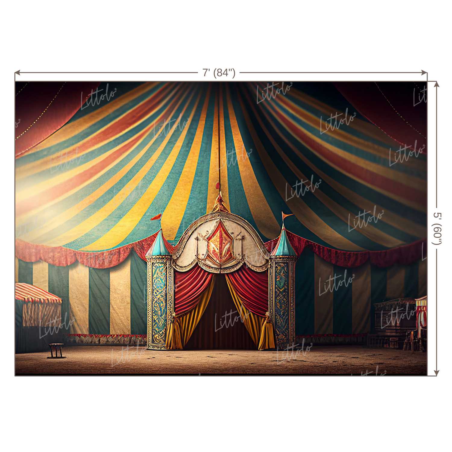 LB1049 Circus Backdrop