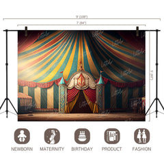 LB1049 Circus Backdrop