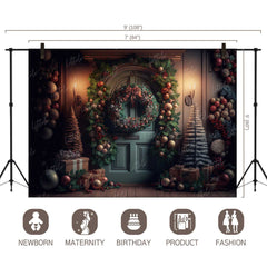 LB1050 Festive Christmas Backdrop