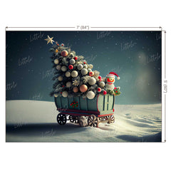 LB1052 Festive Christmas Backdrop