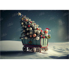 LB1052 Festive Christmas Backdrop