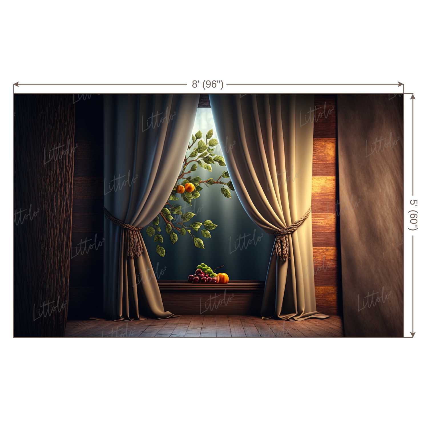 LB1053 Curtain Decor Backdrop