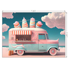 LB1060 Ice Cream Backdrop