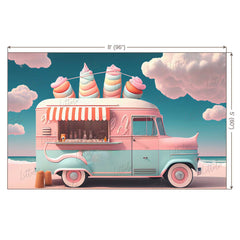 LB1060 Ice Cream Backdrop