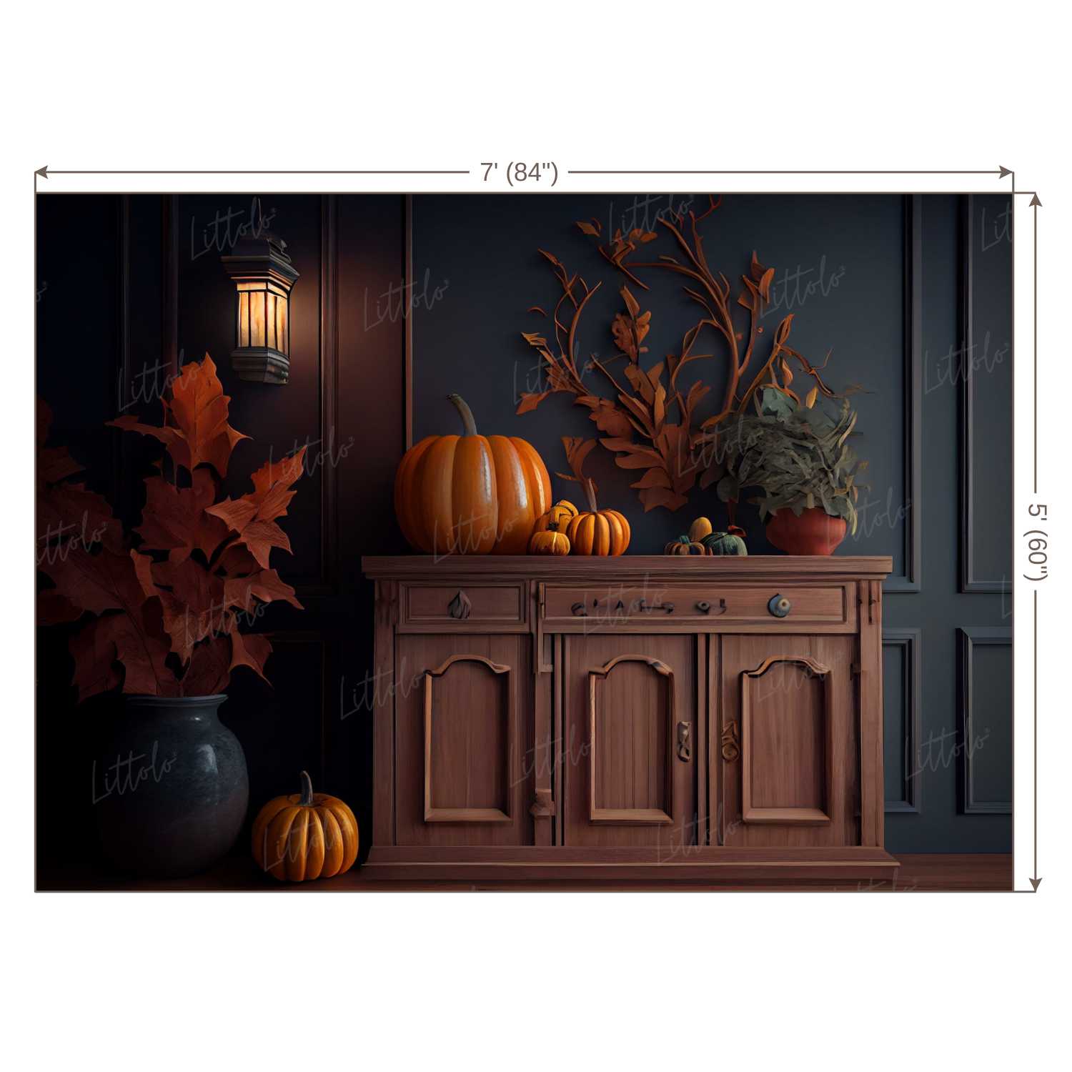 LB1061 Festive Halloween Backdrop