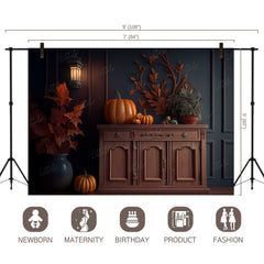 LB1061 Festive Halloween Backdrop