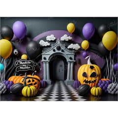 LB1063 Festive Halloween Backdrop