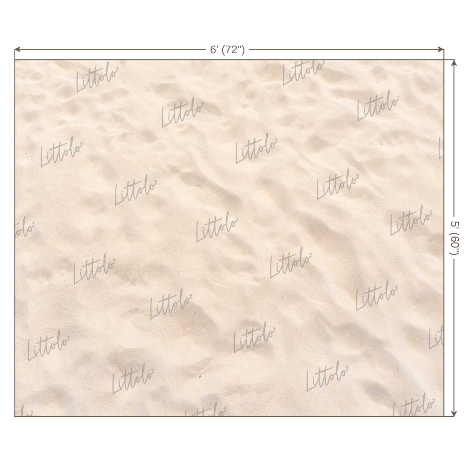 LB1073 Sand Theme Backdrop