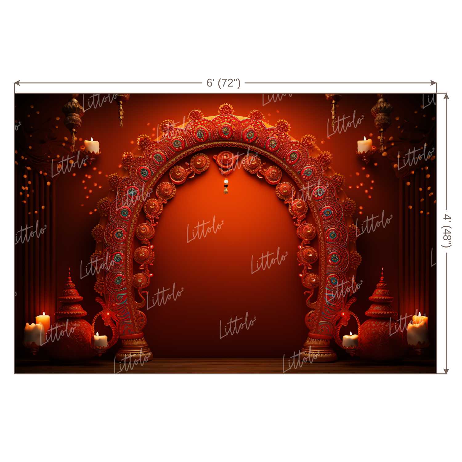 LB1088 Festive Diwali Backdrop