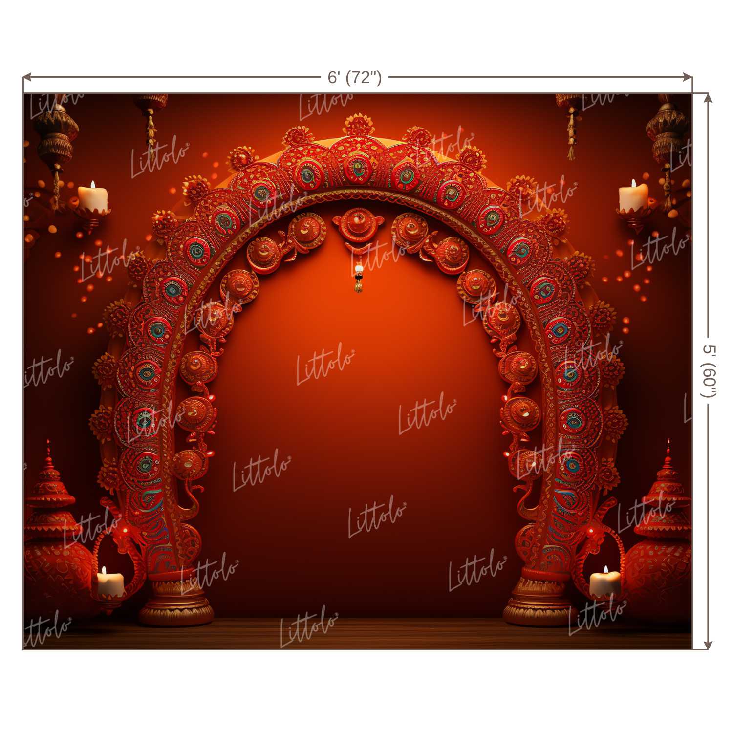 LB1088 Festive Diwali Backdrop