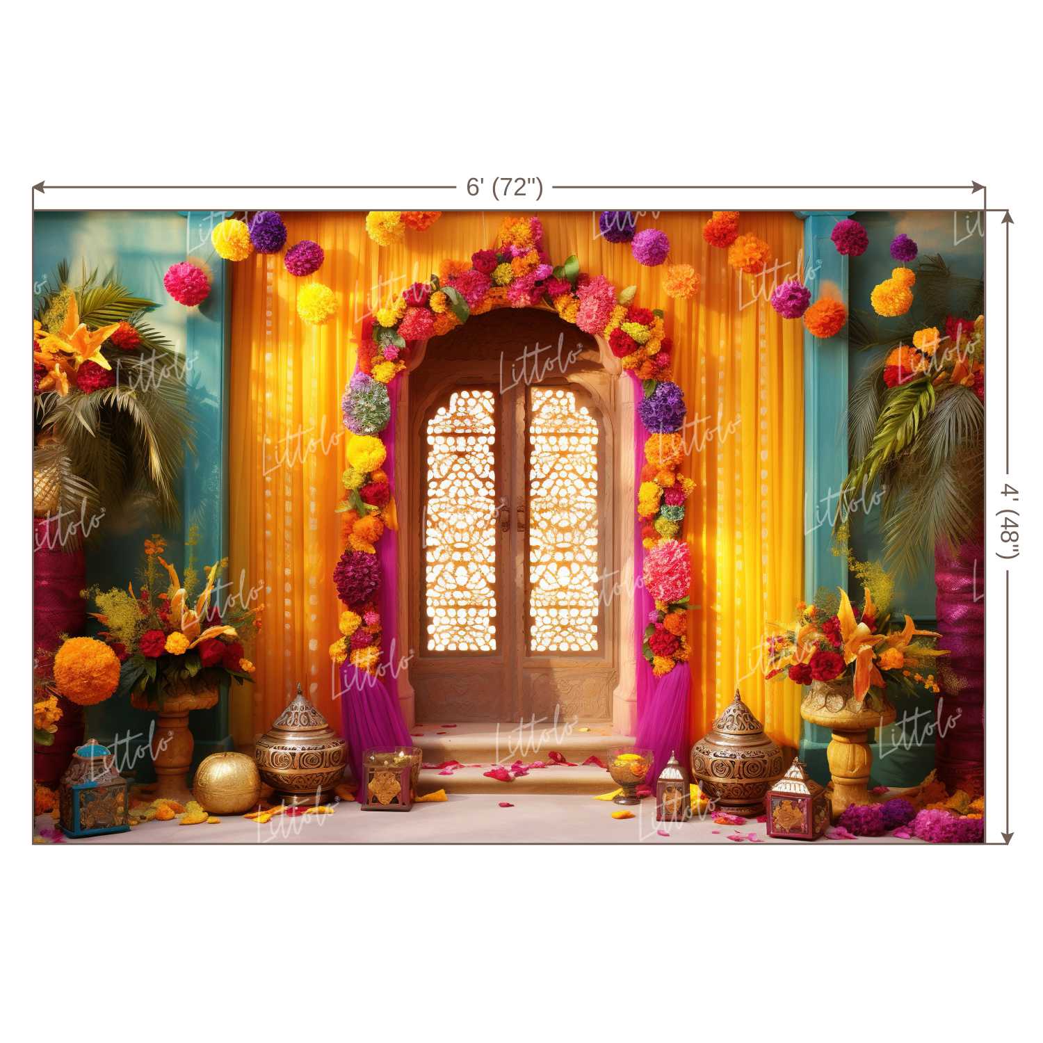 LB1092 Festive Diwali Backdrop