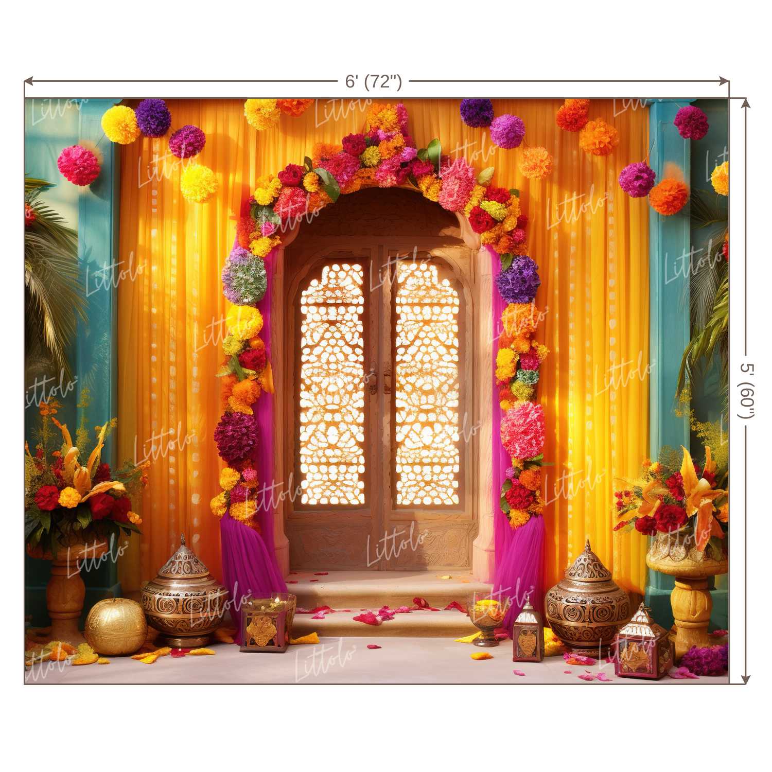 LB1092 Festive Diwali Backdrop