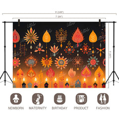 LB1099 Festive and Season Diwali Backdrop