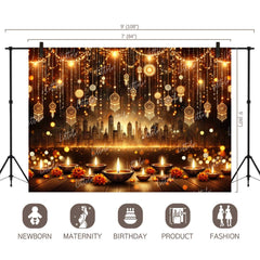 LB1106 Festive and Season Diwali Backdrop