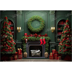 LB1109 Festive and Season Christmas Backdrop