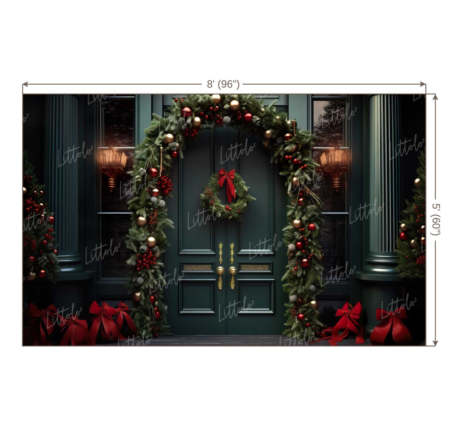 LB1110 Festive and Season Christmas Backdrop