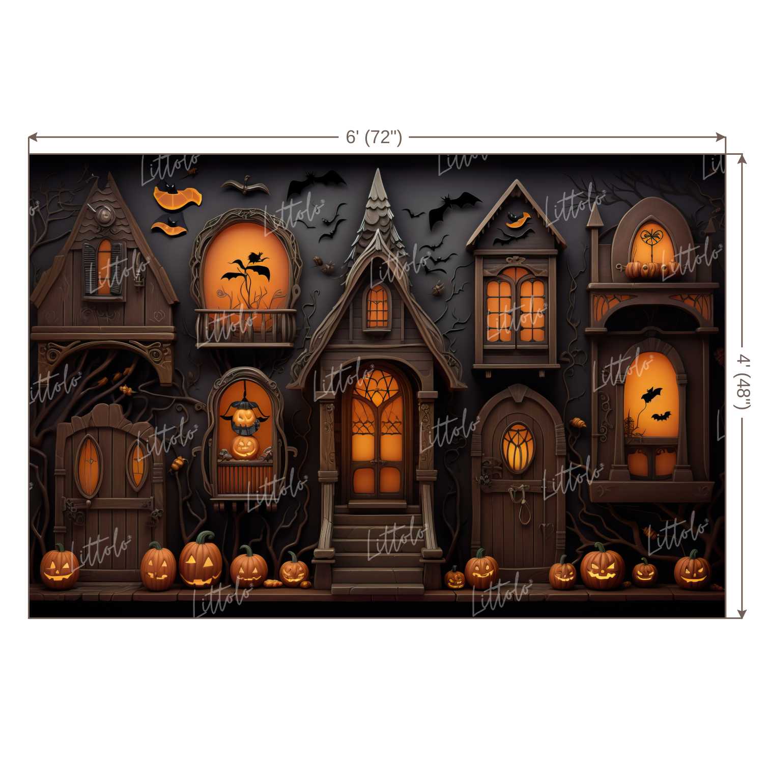 LB1115 Festive and Season Halloween Backdrop