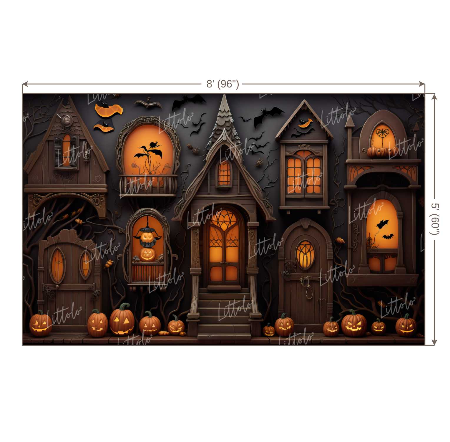 LB1115 Festive and Season Halloween Backdrop