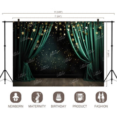 LB1116 Curtain Drape Decor Backdrop