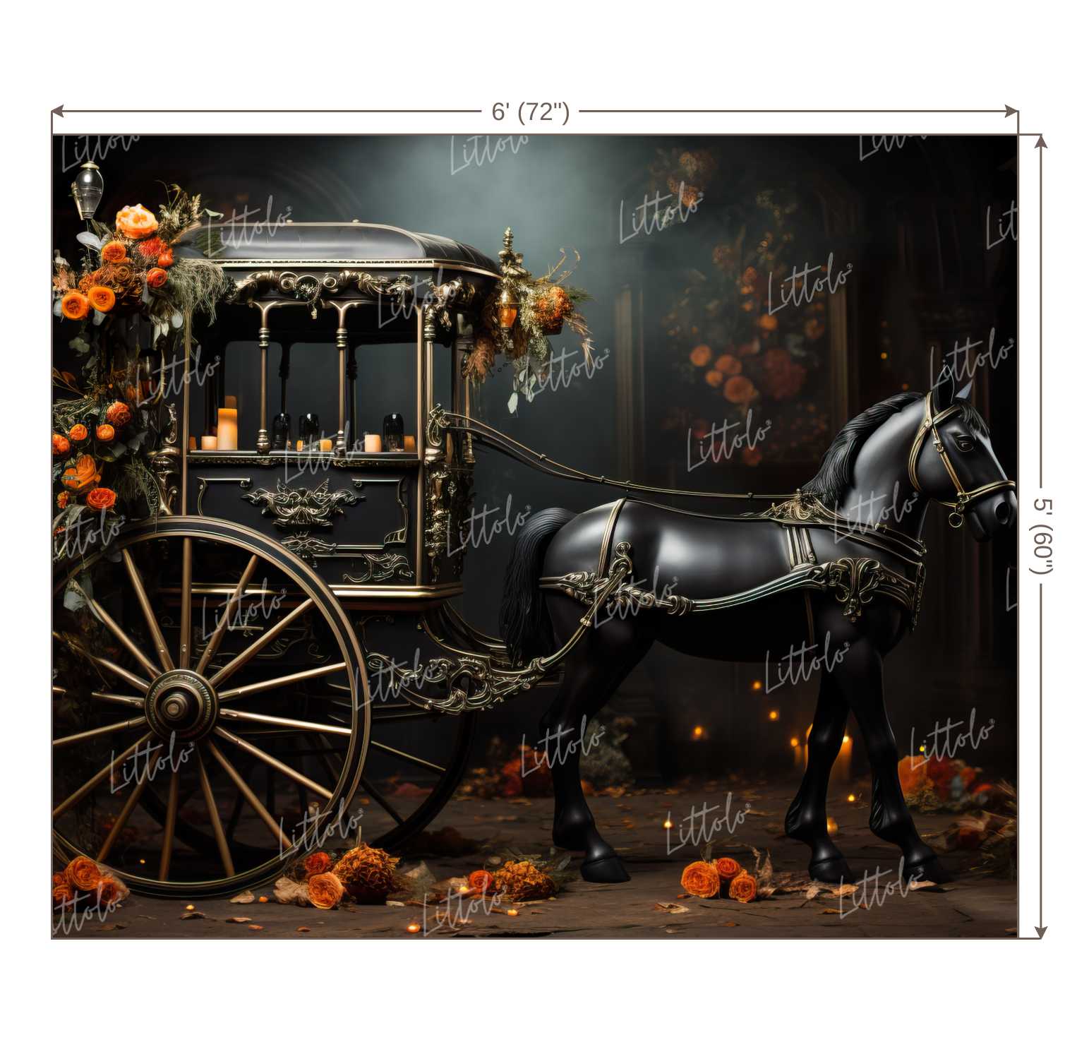 LB1117 Festive and Season Halloween Backdrop