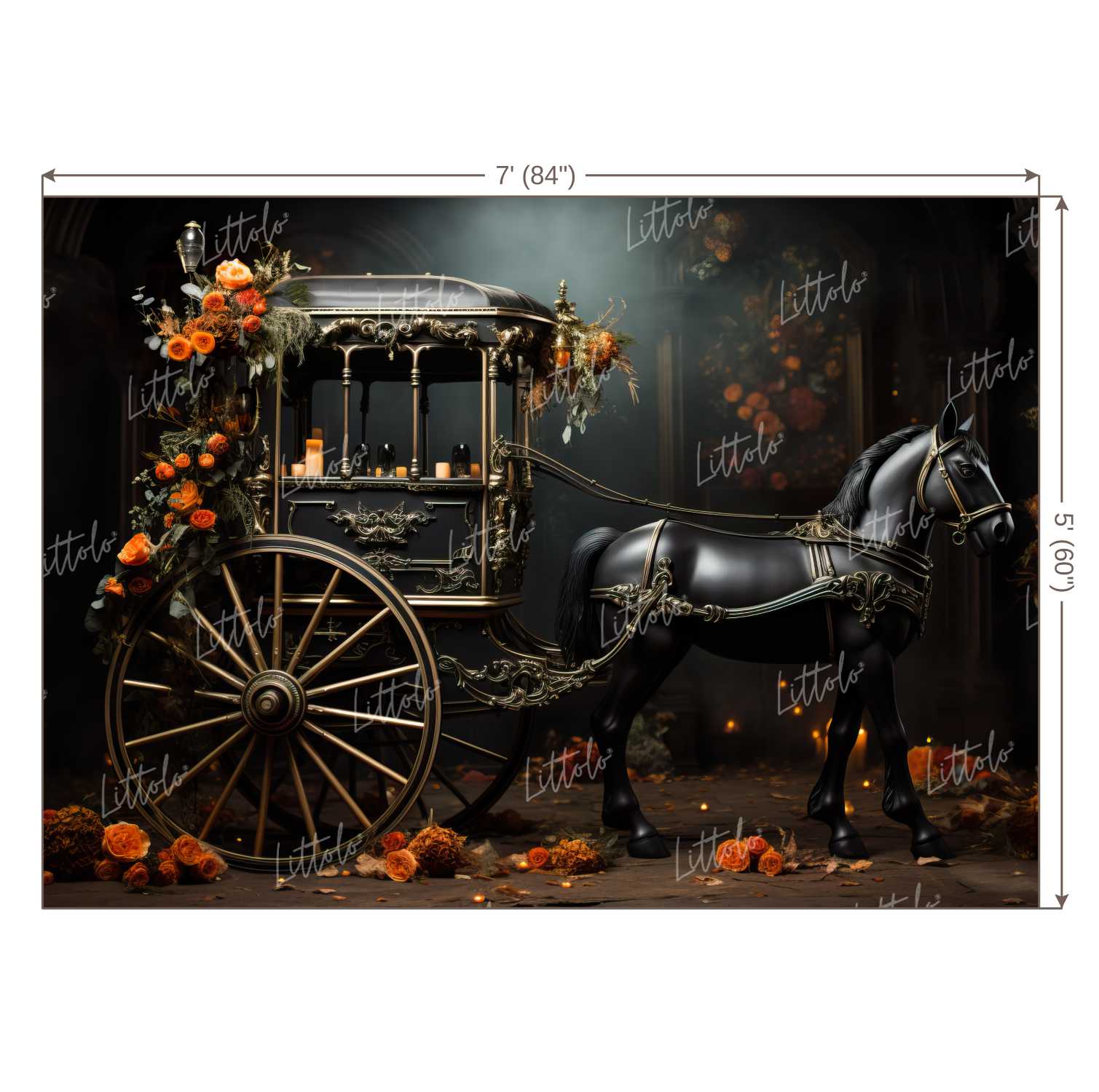 LB1117 Festive and Season Halloween Backdrop