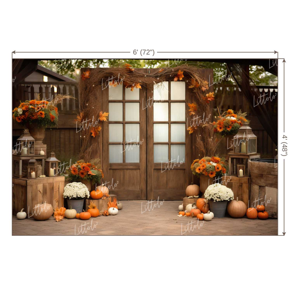 LB1118 Festive and Season Halloween Backdrop