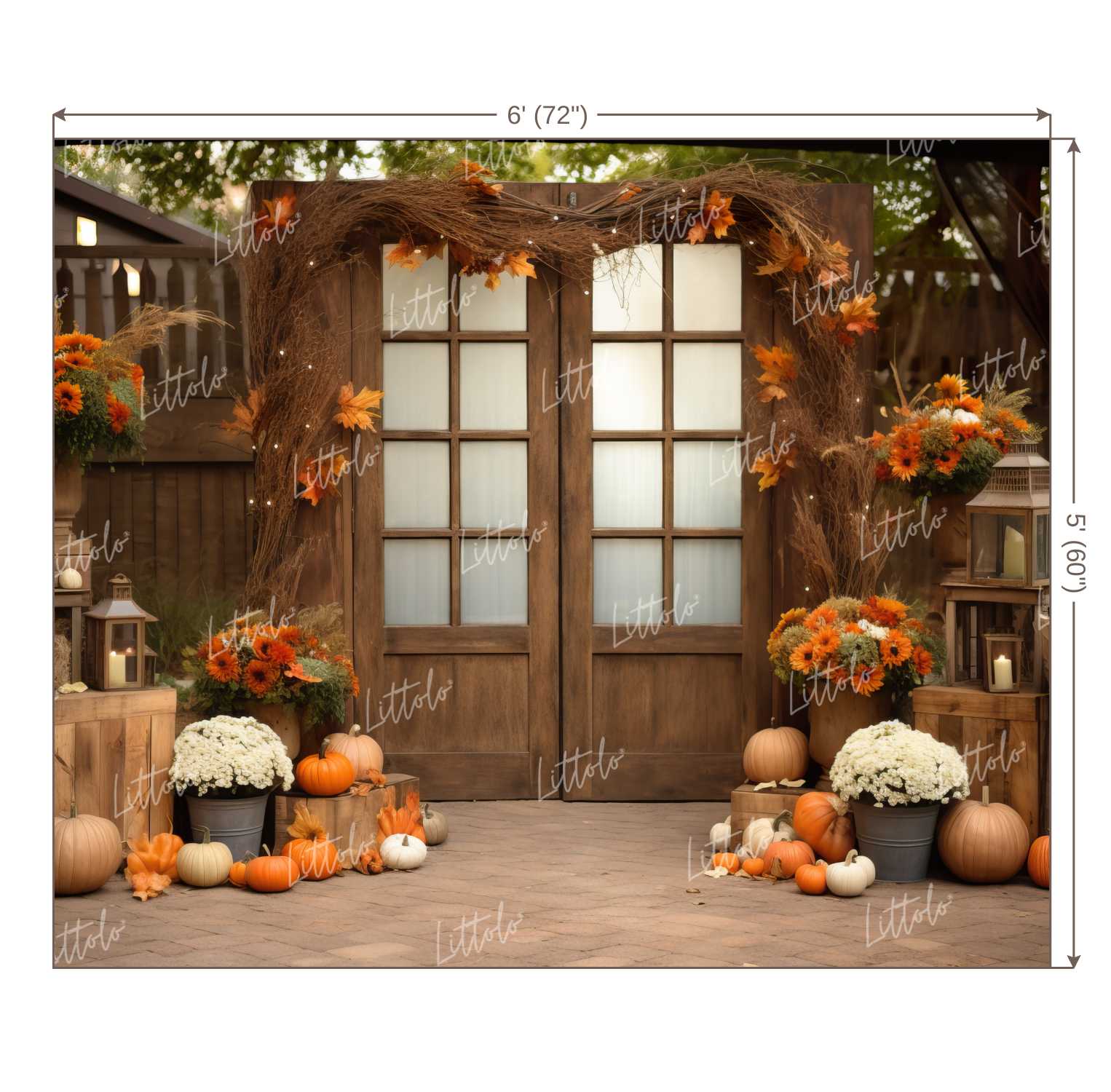 LB1118 Festive and Season Halloween Backdrop