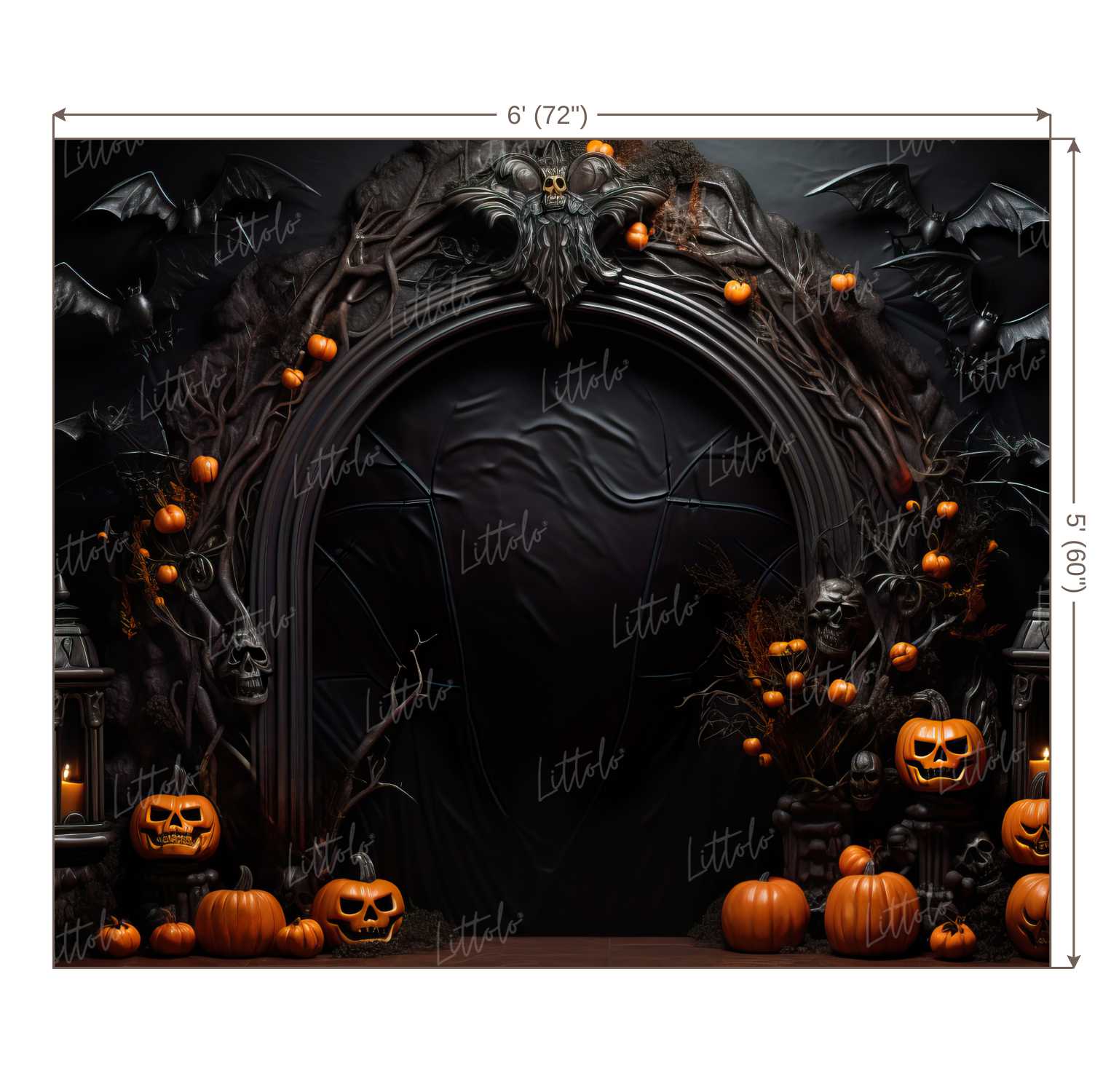 LB1121 Festive and Season Halloween Backdrop