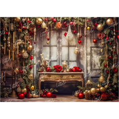 LB1123 Festive and Season Christmas Backdrop