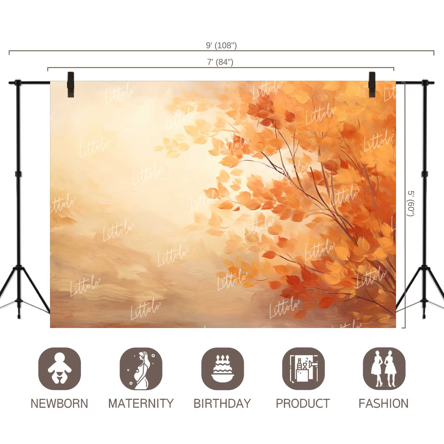 LB1126 Festive and Season Autumn Backdrop