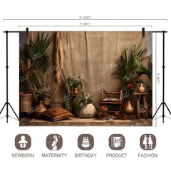 LB1127 Boho Theme Backdrop