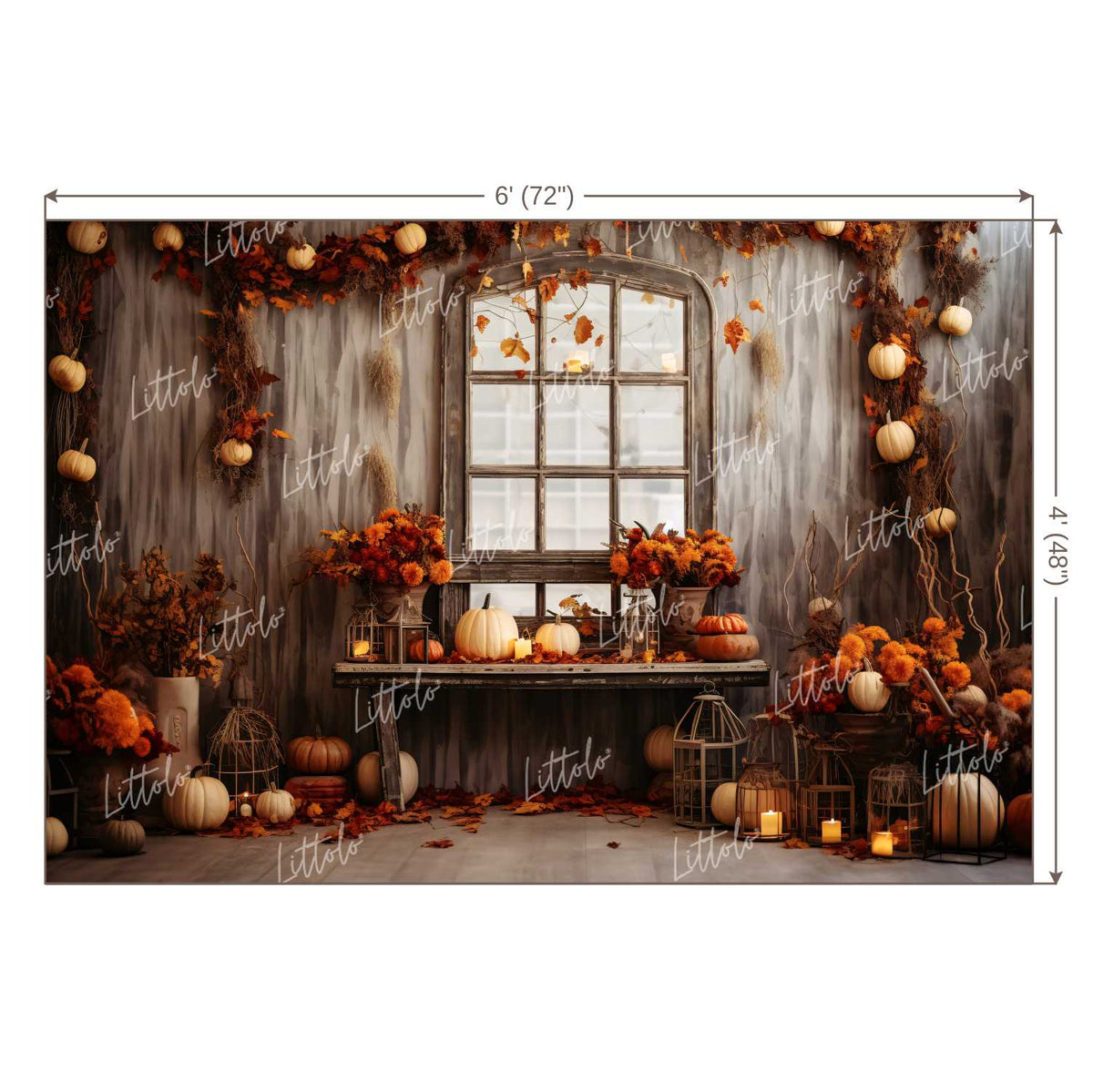 LB1130 Festive and Season Halloween Backdrop