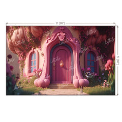 LB1131 Prince/Princess Castle Backdrop