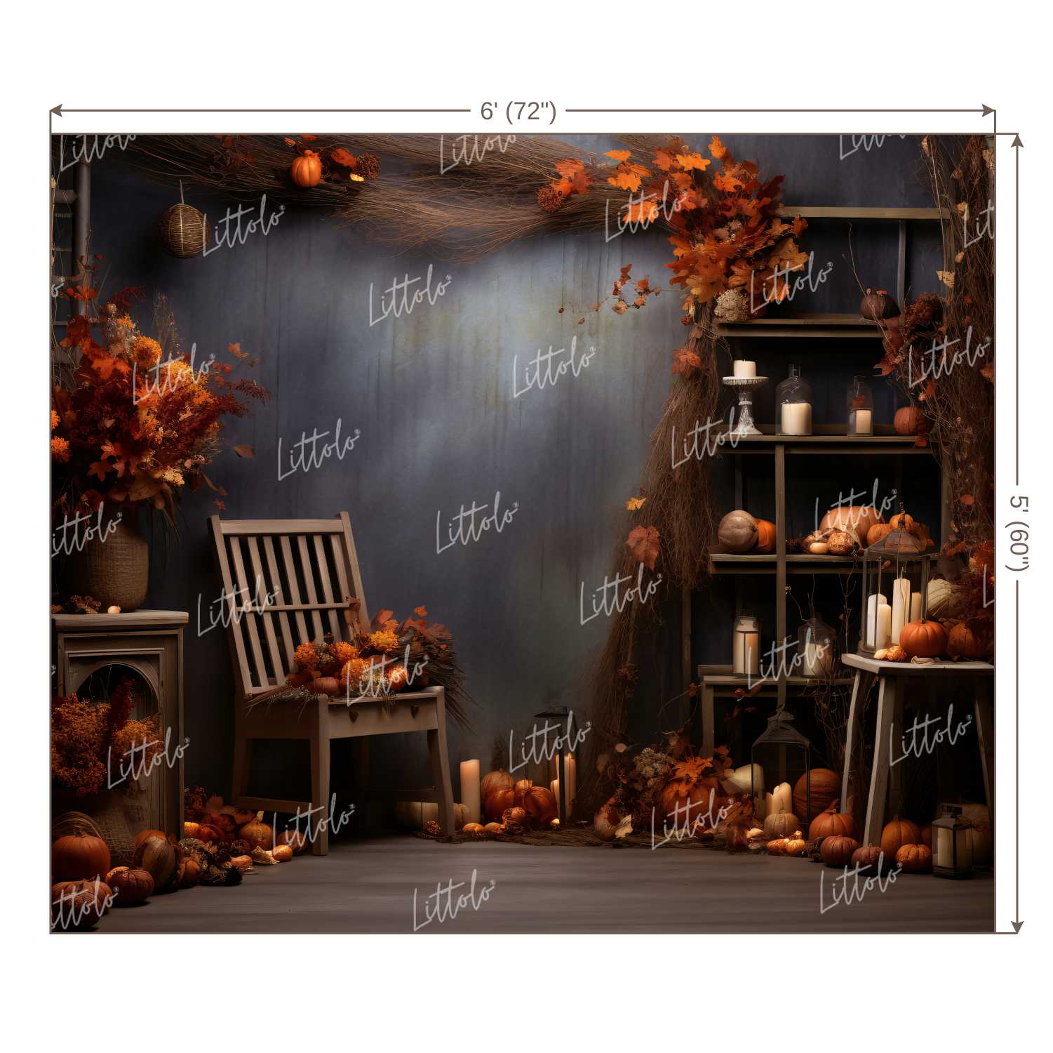 LB1132 Festive and Season Halloween Backdrop