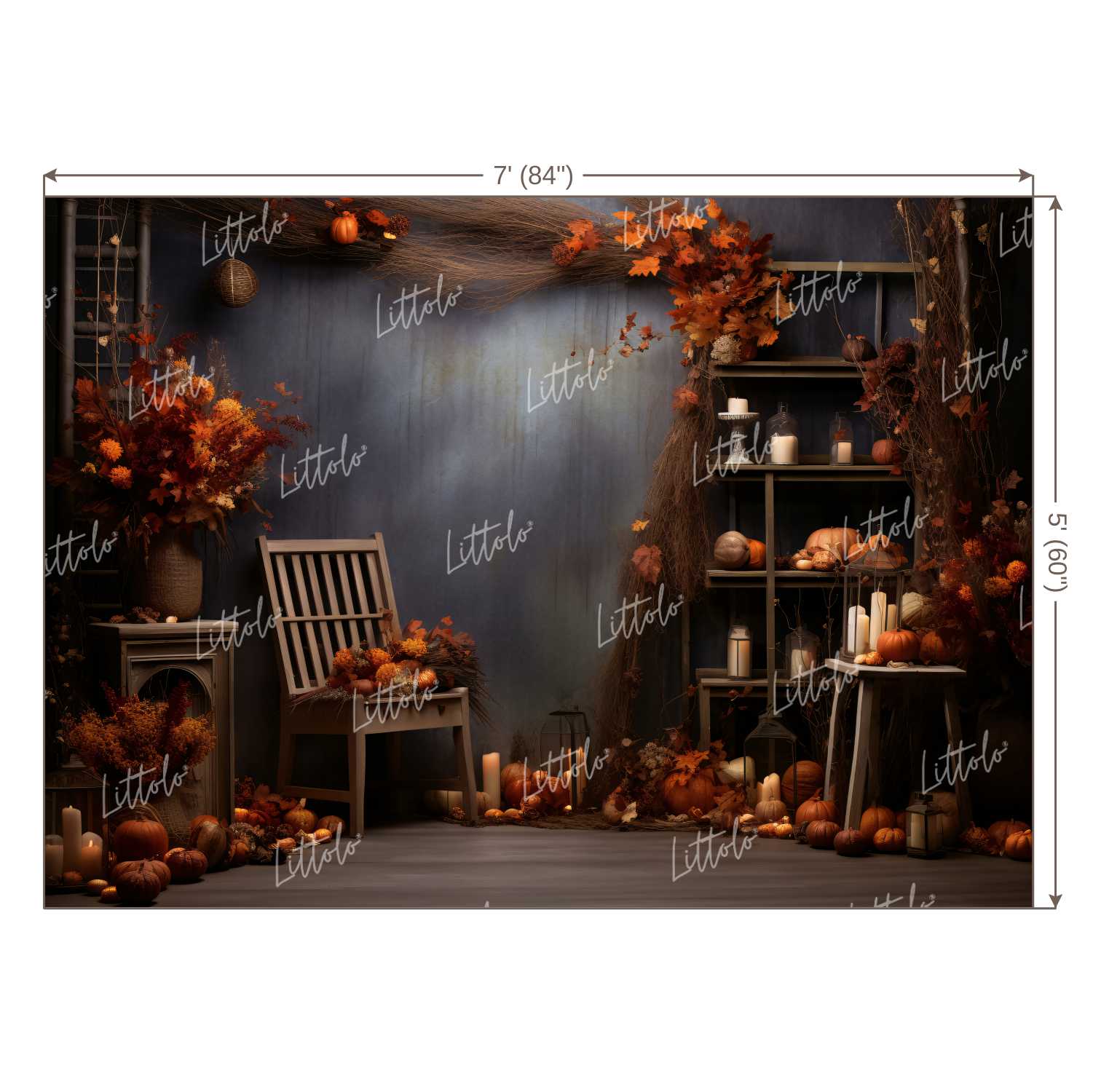 LB1132 Festive and Season Halloween Backdrop