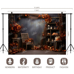 LB1132 Festive and Season Halloween Backdrop