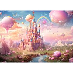 LB1133 Prince/Princess Castle Backdrop