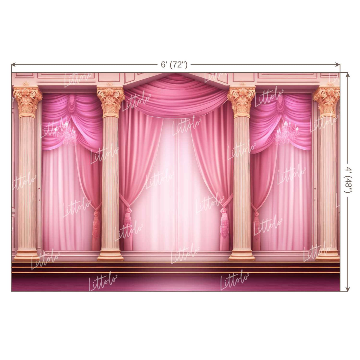 LB1139 Doors and Windows Backdrop