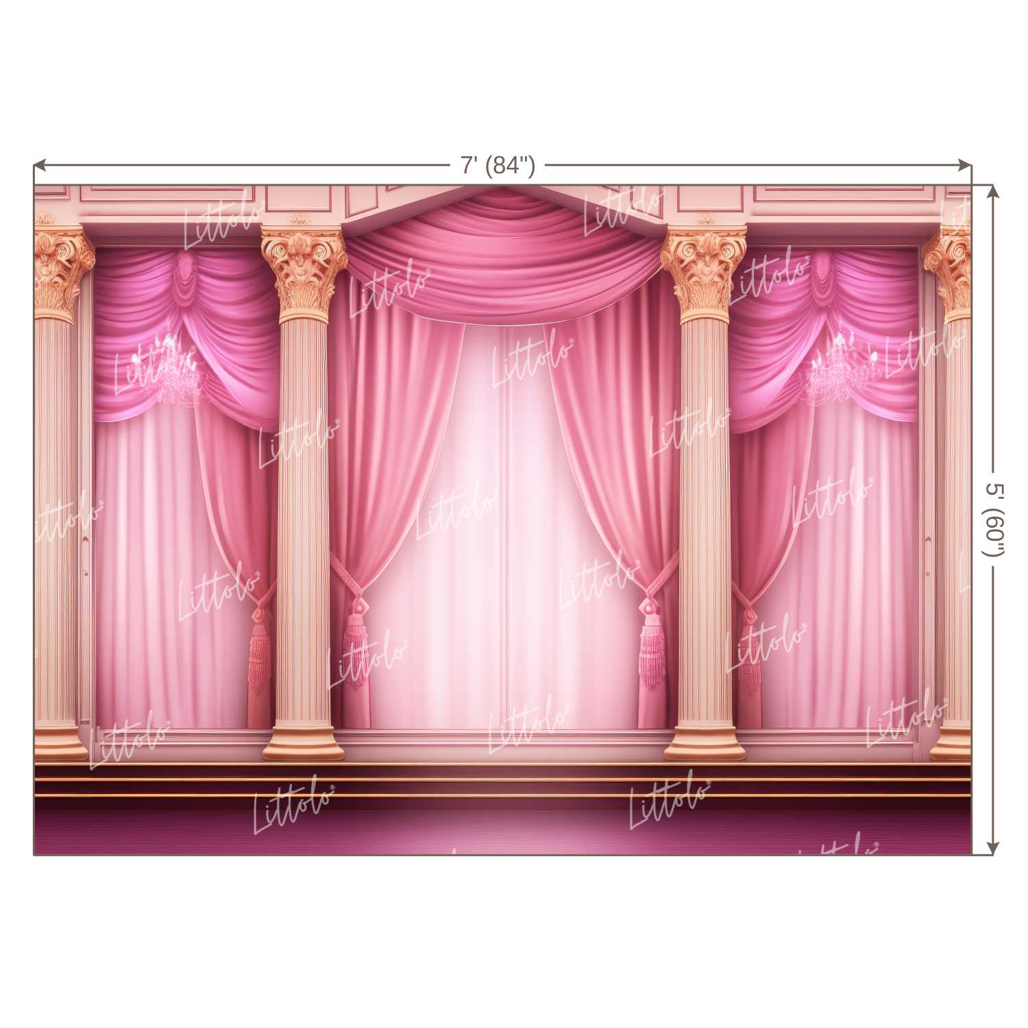 LB1139 Doors and Windows Backdrop