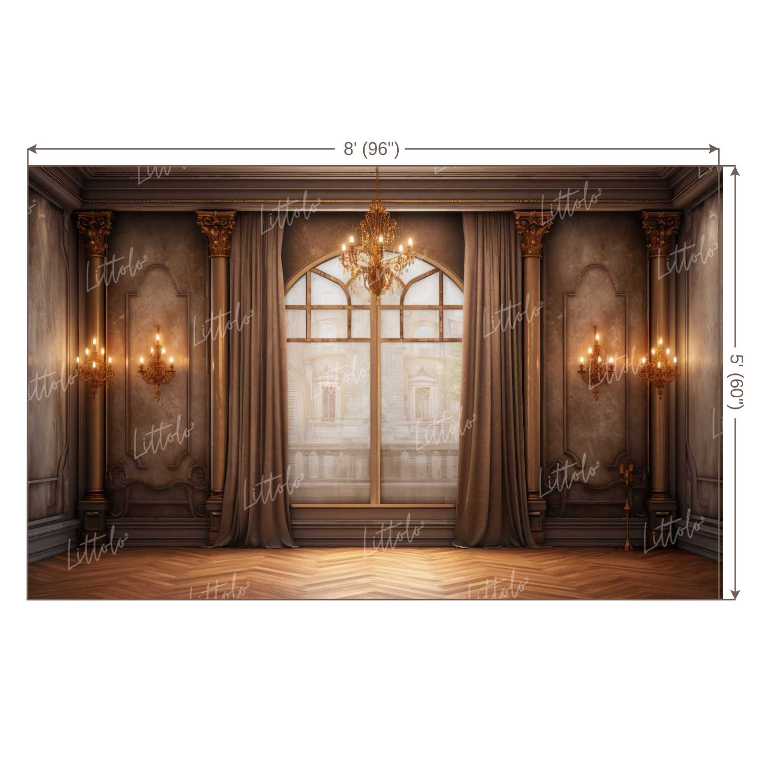 LB1140 Doors and Windows Backdrop