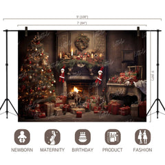 LB1141 Festive and Season Christmas Backdrop