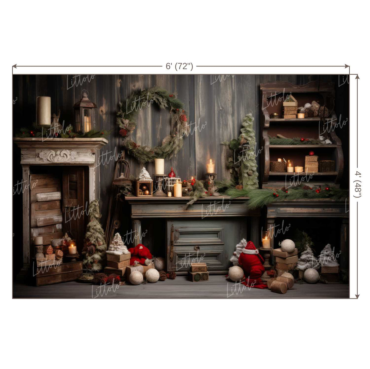 LB1144 Festivals and Seasons Christmas Backdrop