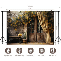 LB1145 Floral and Fine Art Backdrop