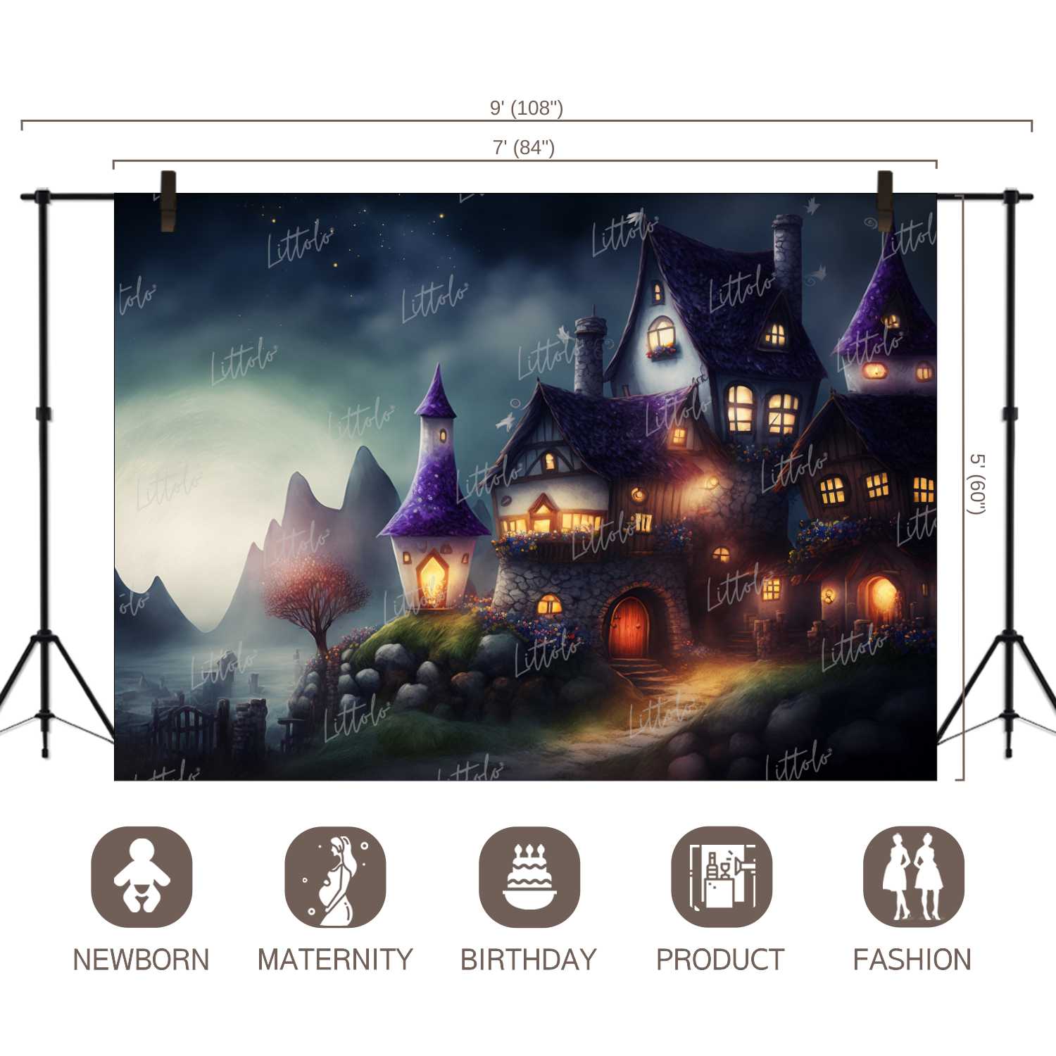 LB1152 Festivals and Seasons Halloween Backdrop