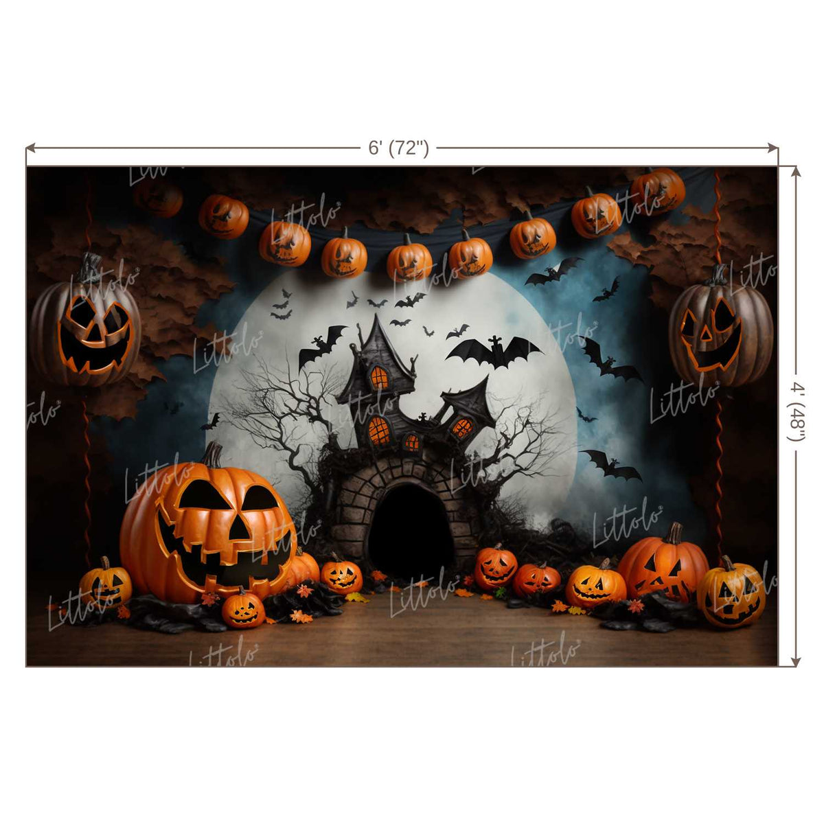 LB1153 Festivals and Seasons Halloween Backdrop