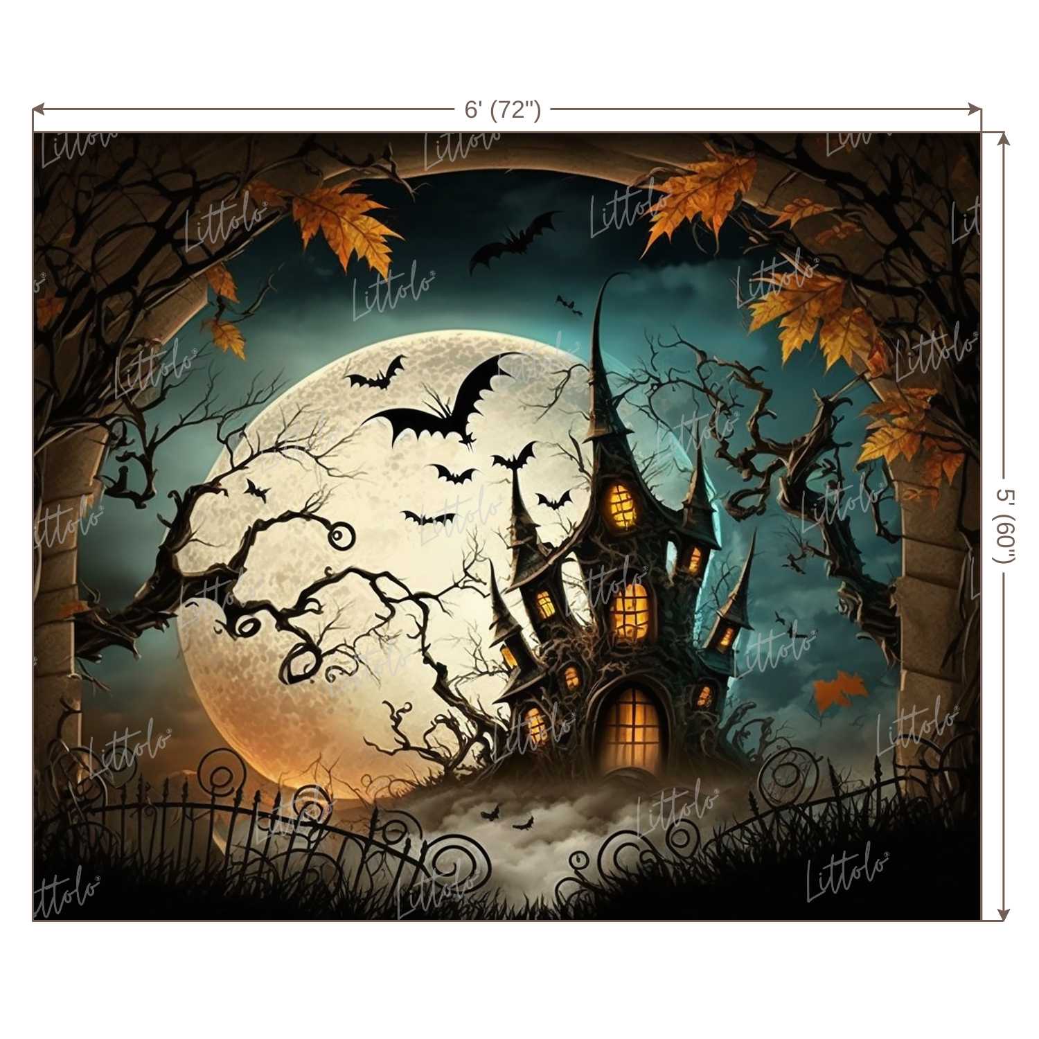 LB1154 Festivals and Seasons Halloween Backdrop