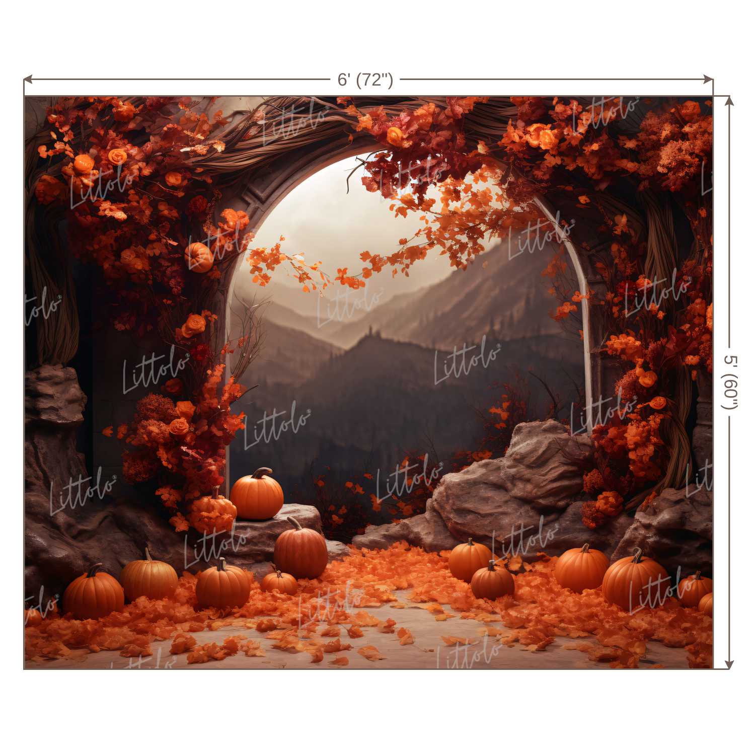 LB1157 Festivals and Seasons Autumn Backdrop